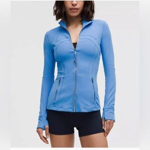 NWOT Lululemon🍋Define Jacket Nulu Colour Pool Party/Mirror Silver Sz 10